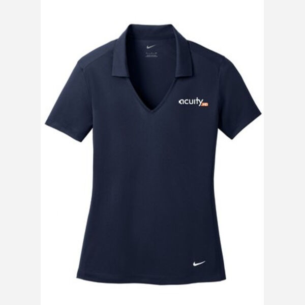 Nike Ladies Dri FIT Vertical Mesh Polo Thumbnail