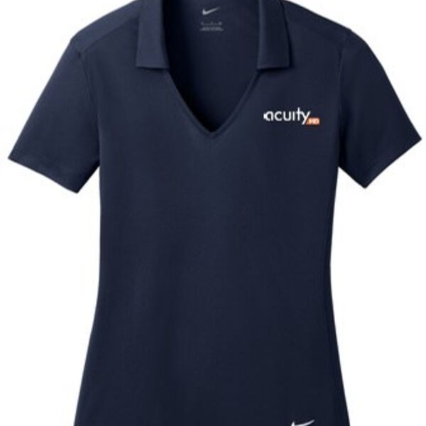 Nike Ladies Dri FIT Vertical Mesh Polo Thumbnail