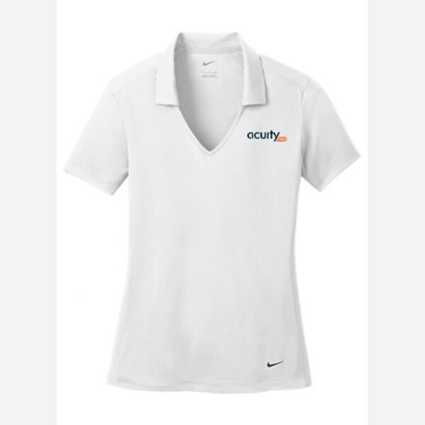 Nike Ladies Dri FIT Vertical Mesh Polo Thumbnail