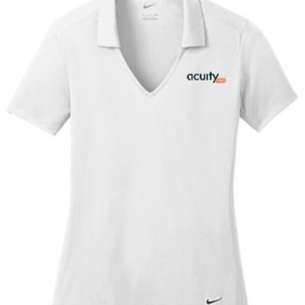 Nike Ladies Dri FIT Vertical Mesh Polo Thumbnail